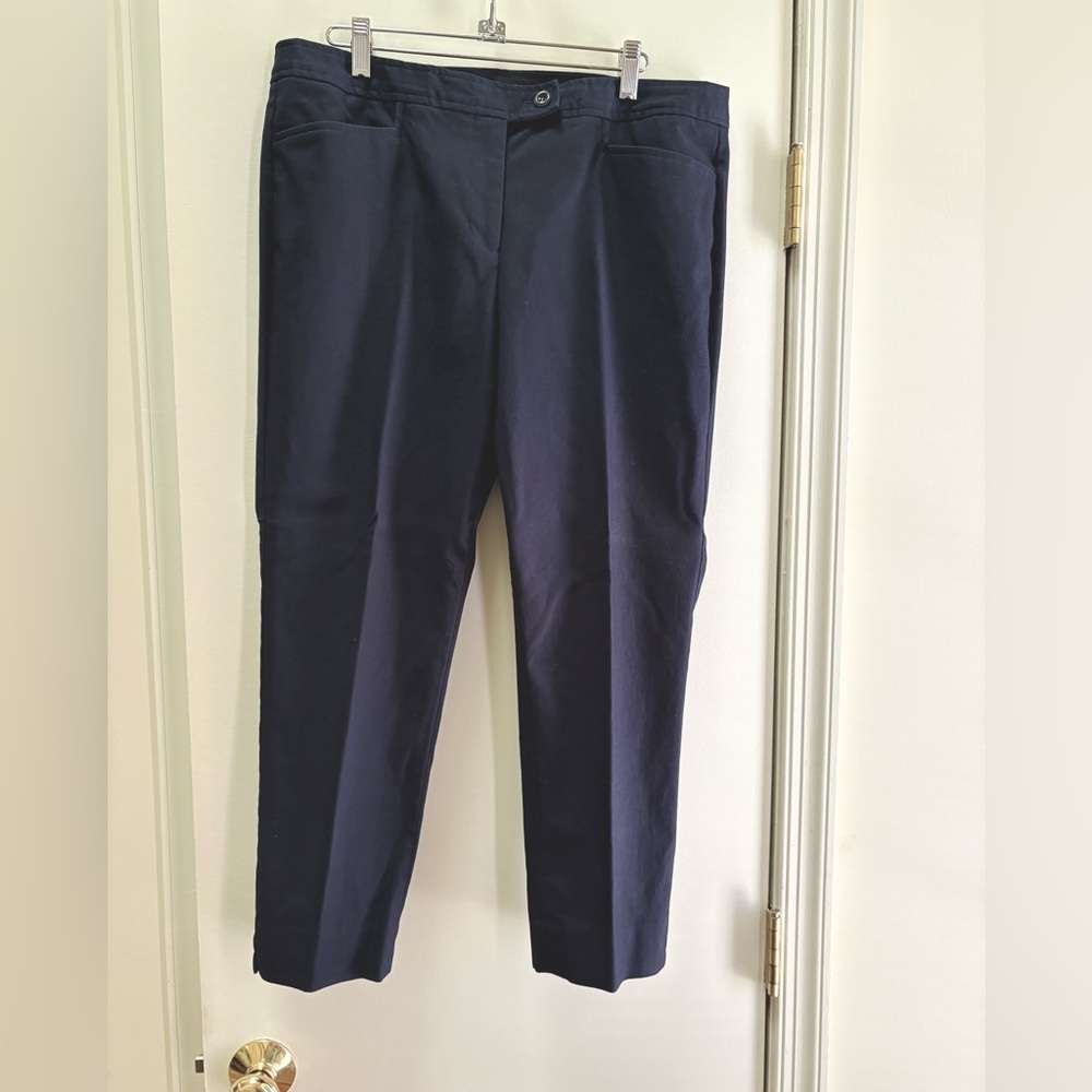 Talbots Hampshire Navy Ankle Pants